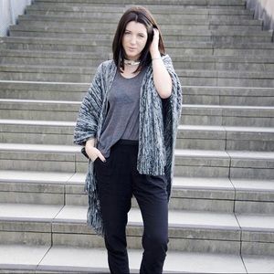 Free People Knit Cape